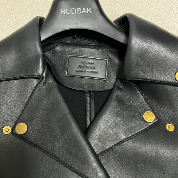 Leather Rudasak jacket - Picture 2 of 6